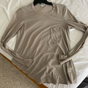 Grey James Perse long sleeve top (size 1)